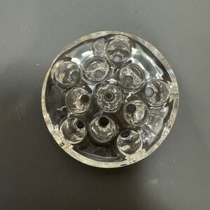 Elegant Glass Flower Frog